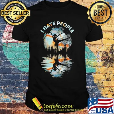 Ballet girl I hate people shirt