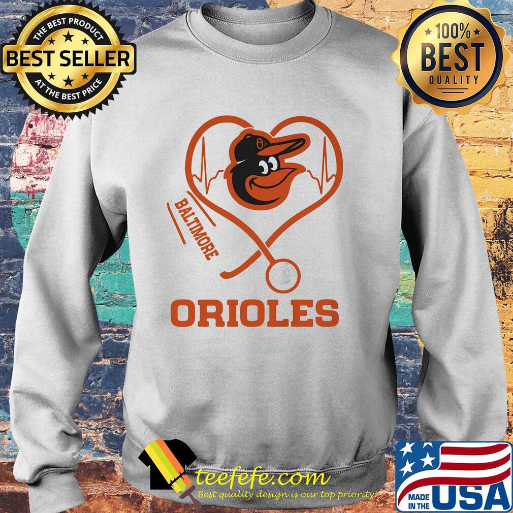 Baltimore orioles baseball stethoscope heart s Sweater Baltimore orioles baseball stethoscope heart s Sweater