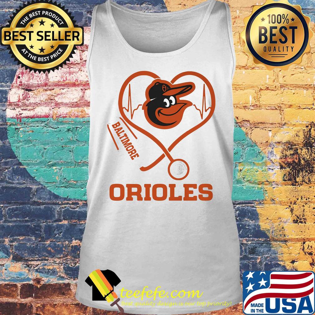 Baltimore orioles baseball stethoscope heart s Tank top Baltimore orioles baseball stethoscope heart s Tank top