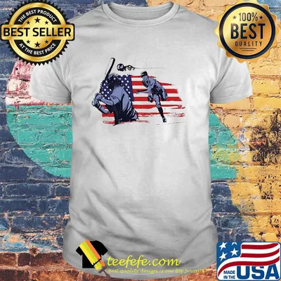 Baseball American flag veteran Independence Day shirt
