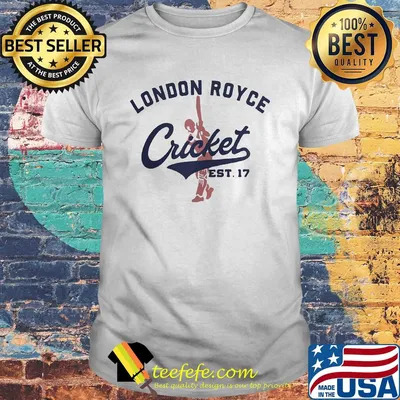 Baseball london royce cricket est. 17 shirt