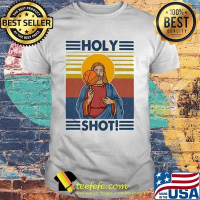 Basketball jesus holy shot vintage shirt