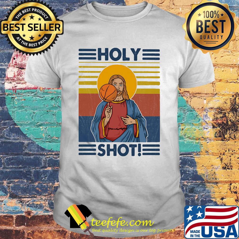 Basketball jesus holy shot vintage shirt