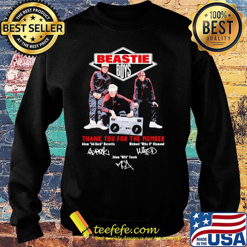 Beastie boys thank you for the memories adam ad-rock borovets michael mike d diamond adam mca vanch signatures s Sweater Beastie boys thank you for the memories adam ad-rock borovets michael mike d diamond adam mca vanch signatures s Sweater