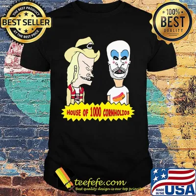 Beavis and butt-head house of 1000 cornholios shirt