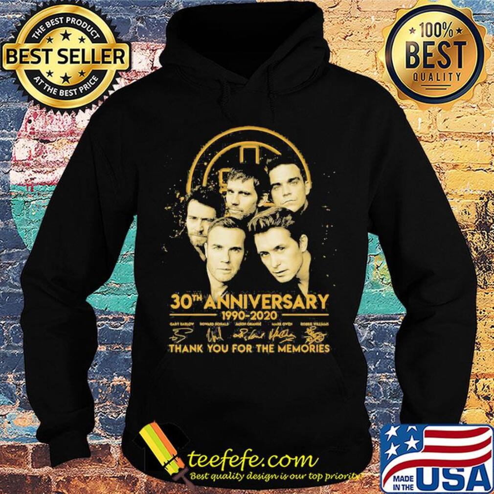 Bell Take that 30th anniversary 1990-2020 thank you for the memories signature s Hoodie Bell Take that 30th anniversary 1990-2020 thank you for the memories signature s Hoodie