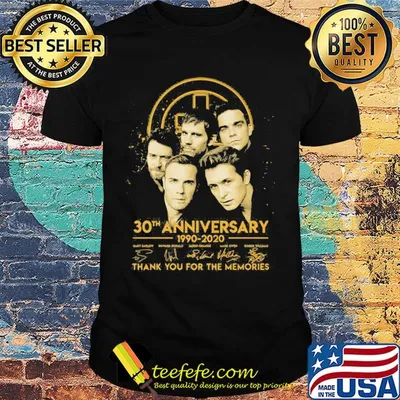 Bell Take that 30th anniversary 1990-2020 thank you for the memories signature shirt