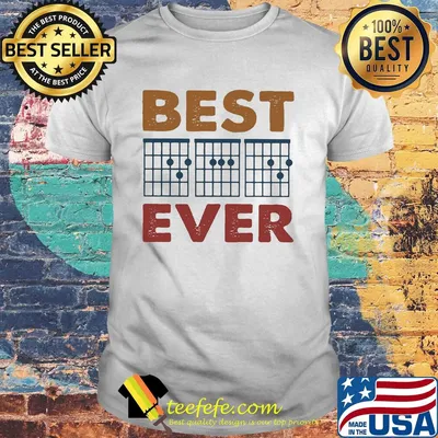 Best dad ever guitar vintage shirt
