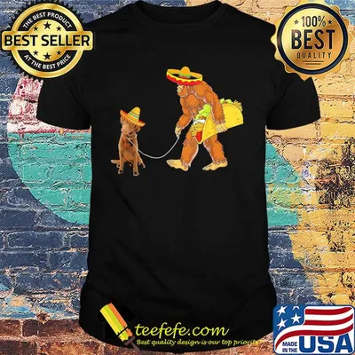 Bigfoot taco chesapeake bay retriever dog shirt