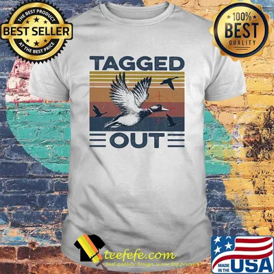 Bird tagged out vintage shirt