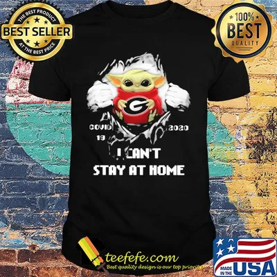 Blood inside baby yoda hug green bay packers covid-19 2020 i can't stay at home shirt
