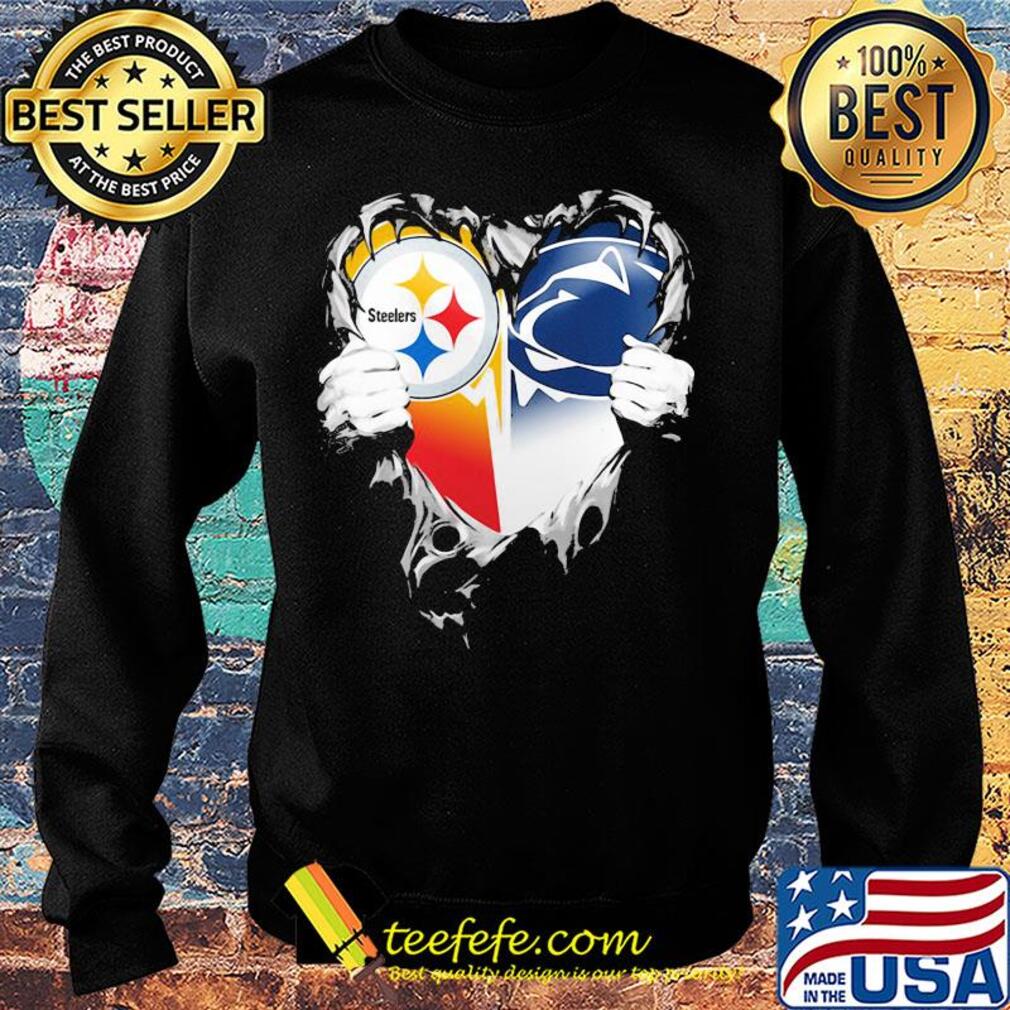 Blood inside pittsburgh steelers vs pennsylvania football heart s Sweater Blood inside pittsburgh steelers vs pennsylvania football heart s Sweater