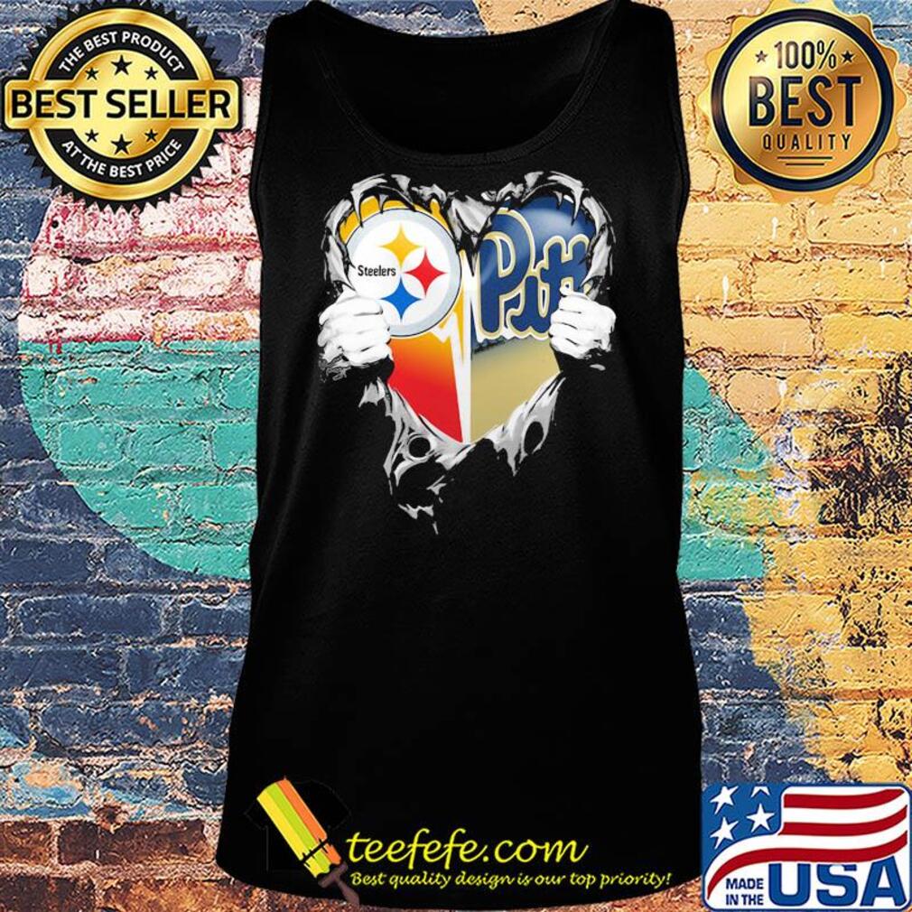 Blood inside pittsburgh steelers vs pittsburgh penguins football heart s Tank top Blood inside pittsburgh steelers vs pittsburgh penguins football heart s Tank top