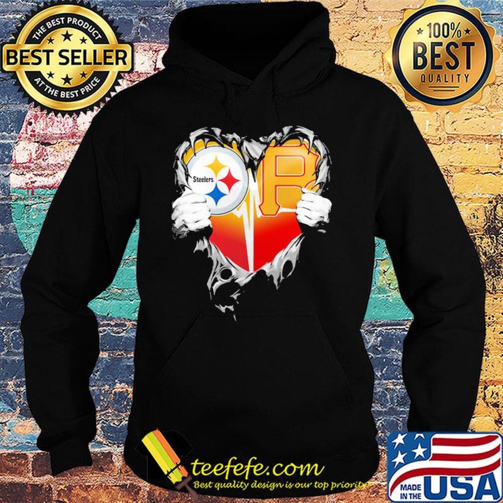 Blood inside pittsburgh steelers vs pittsburgh pirates cap football heartbeat s Hoodie Blood inside pittsburgh steelers vs pittsburgh pirates cap football heartbeat s Hoodie