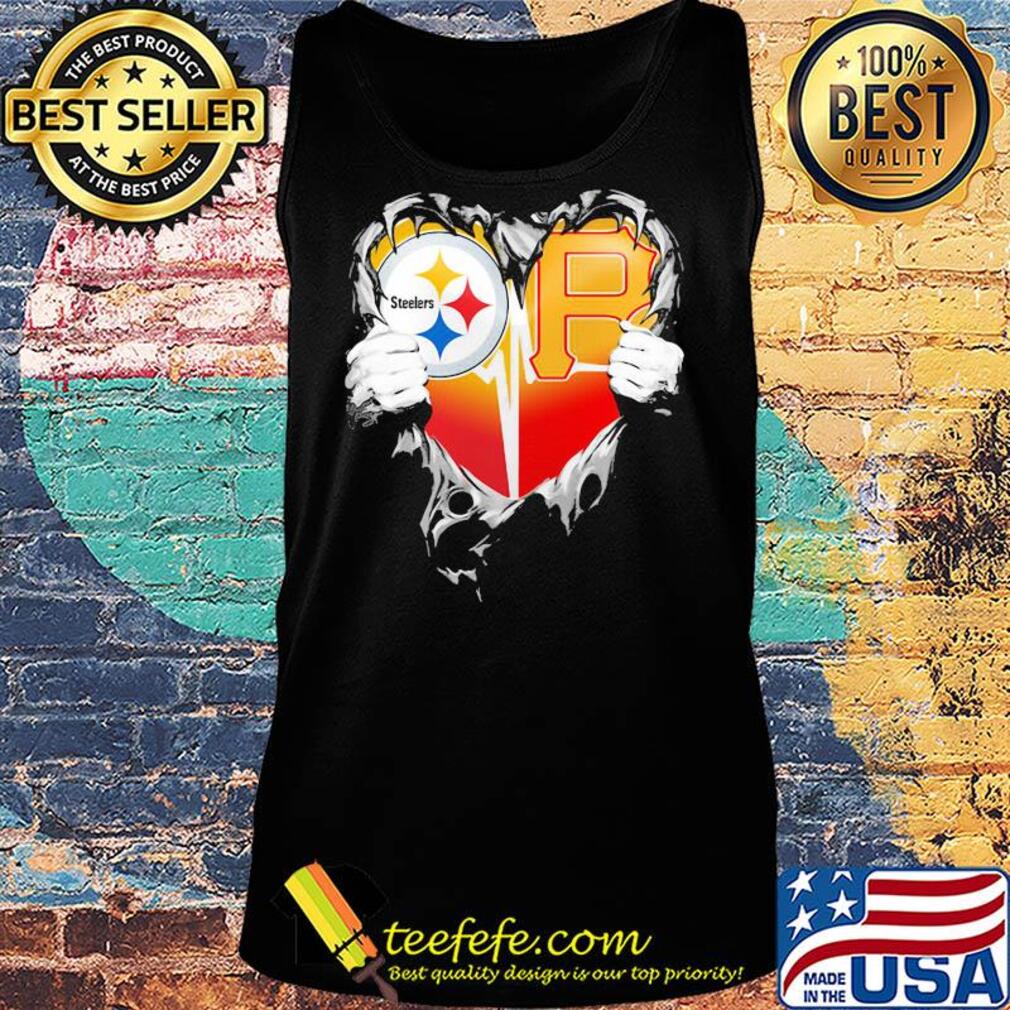 Blood inside pittsburgh steelers vs pittsburgh pirates cap football heartbeat s Tank top Blood inside pittsburgh steelers vs pittsburgh pirates cap football heartbeat s Tank top
