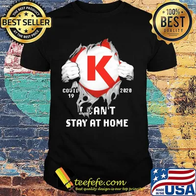 Blood insides Circle covid-19 2020 I can't stay at home shirt