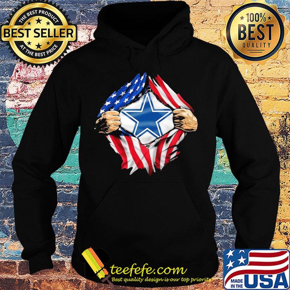 Blood insides dallas cowboys american flag independence day s Hoodie Blood insides dallas cowboys american flag independence day s Hoodie