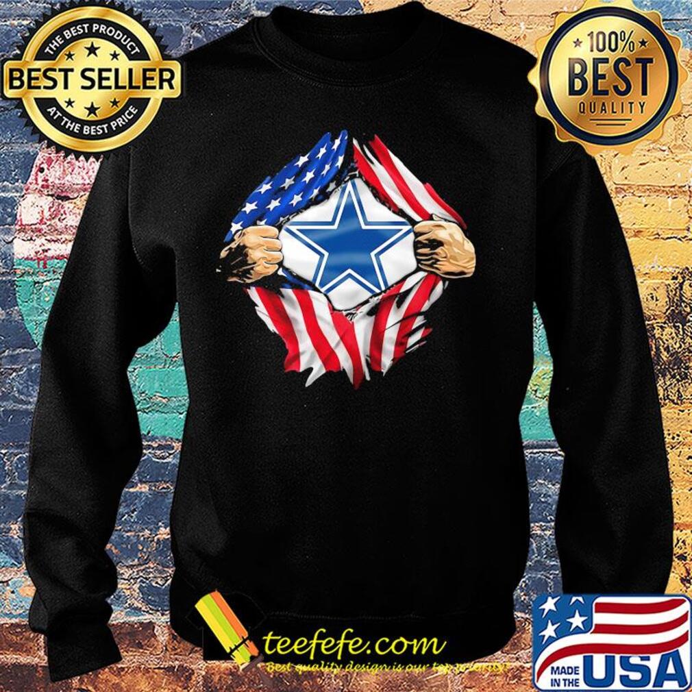Blood insides dallas cowboys american flag independence day s Sweater Blood insides dallas cowboys american flag independence day s Sweater