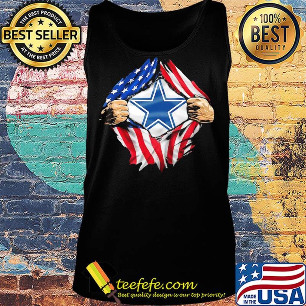 Blood insides dallas cowboys american flag independence day s Tank top Blood insides dallas cowboys american flag independence day s Tank top