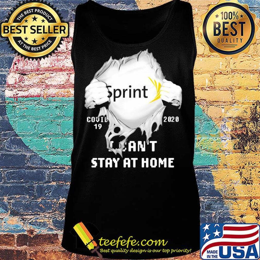 Blood insides Sprint covid-19 2020 I can't stay at home s Tank top Blood insides Sprint covid-19 2020 I can't stay at home s Tank top
