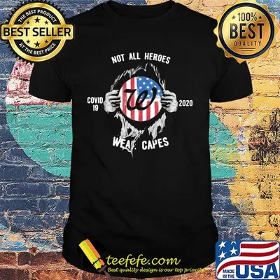 Blood insides Walgreens covid-19 2020 not all heroes wear capes american flag shirt