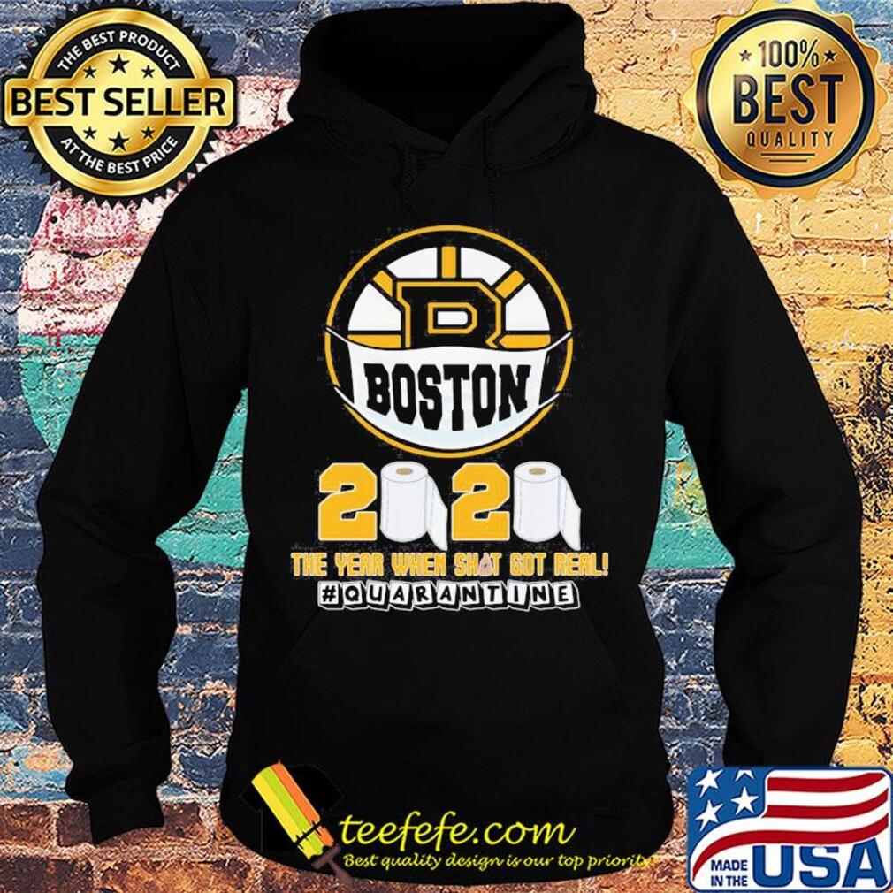 Boston bruins mask 2020 the year when shit got real quarantine toilet paper s Hoodie Boston bruins mask 2020 the year when shit got real quarantine toilet paper s Hoodie