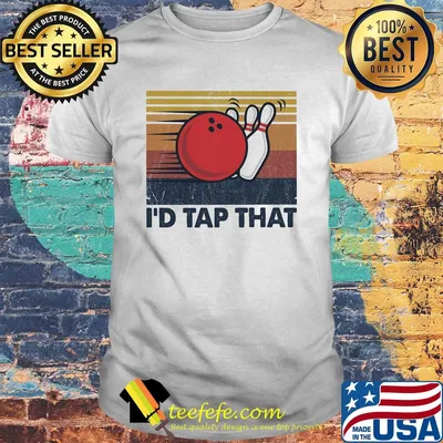 Bowling I'd tap that vintage shirt