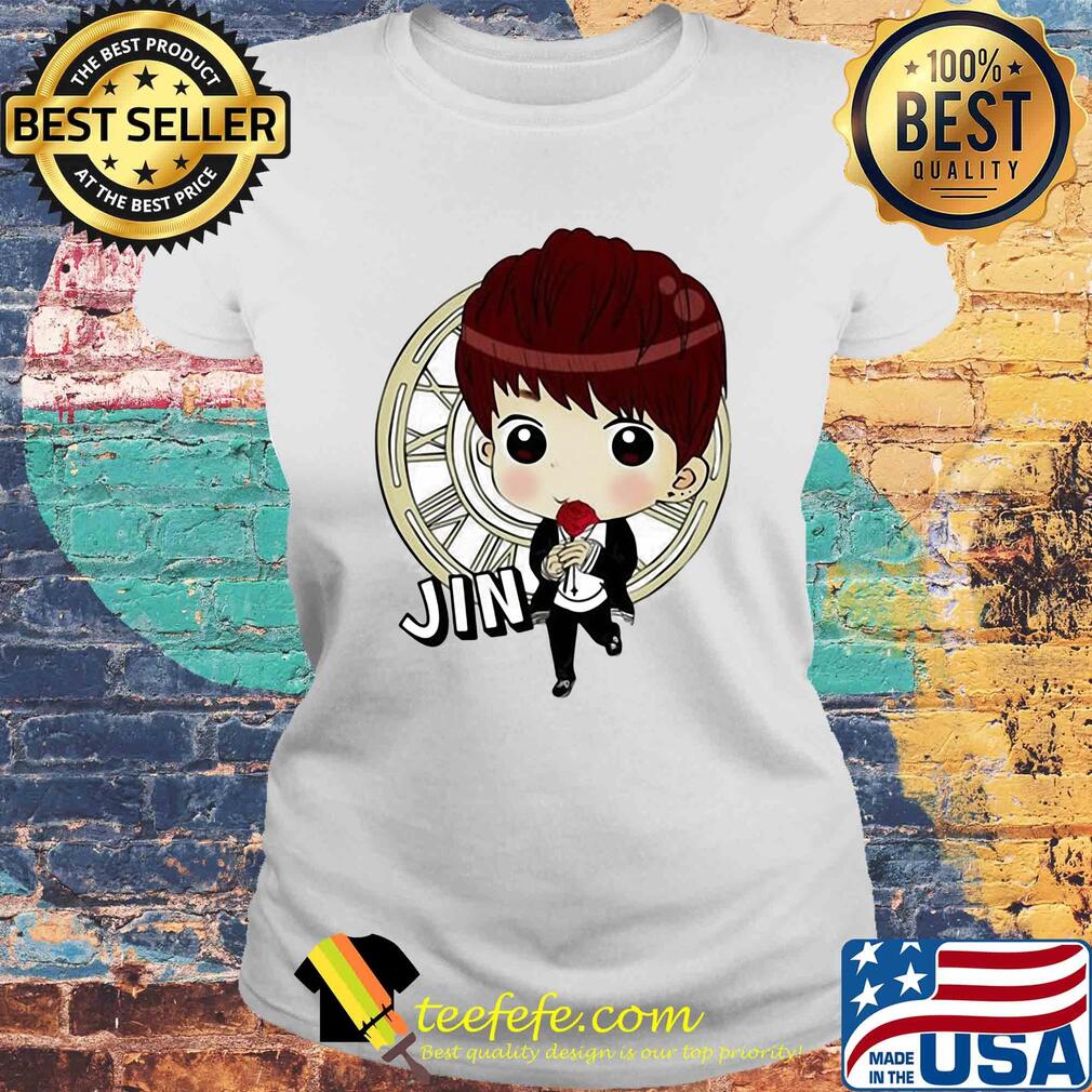 Bts bangtan boy same cartoon jin s Laides tee Bts bangtan boy same cartoon jin s Laides tee