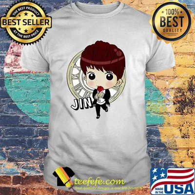 Bts bangtan boy same cartoon jin shirt