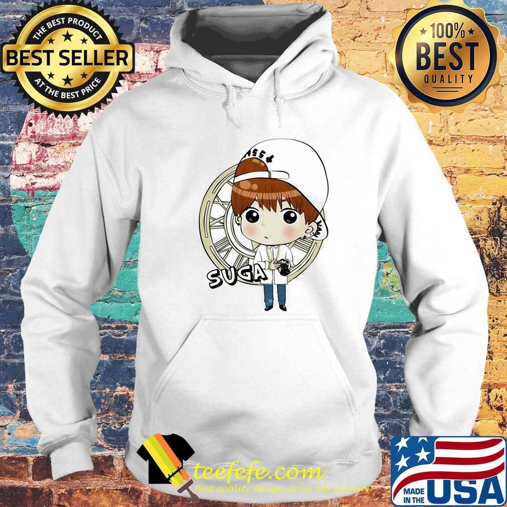 Bts bangtan boy same cartoon suga s Hoodie Bts bangtan boy same cartoon suga s Hoodie