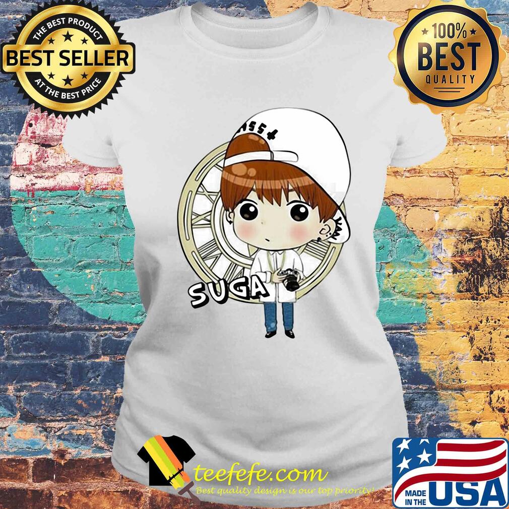 Bts bangtan boy same cartoon suga s Laides tee Bts bangtan boy same cartoon suga s Laides tee