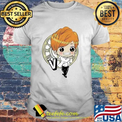Bts bangtan boy same cartoon v rap monster shirt