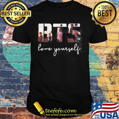 Bts love yourself world tour shirt