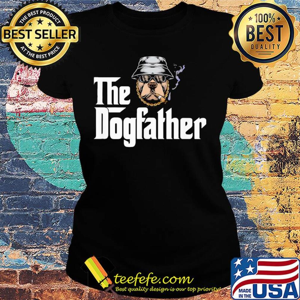 Bulldog smoking the dogfather s Ladies tee Bulldog smoking the dogfather s Ladies tee