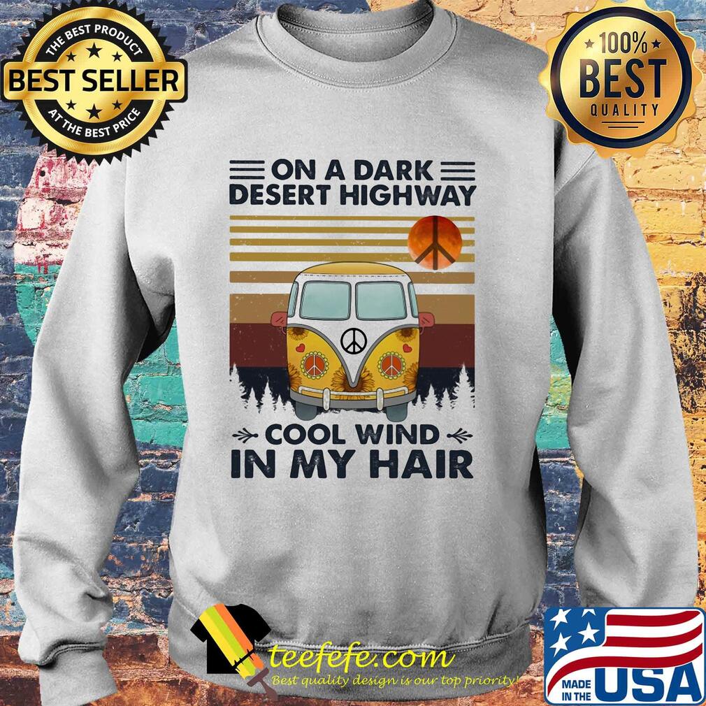 Bus on a dark desert highway cool wind in my hair vintage s Sweater Bus on a dark desert highway cool wind in my hair vintage s Sweater