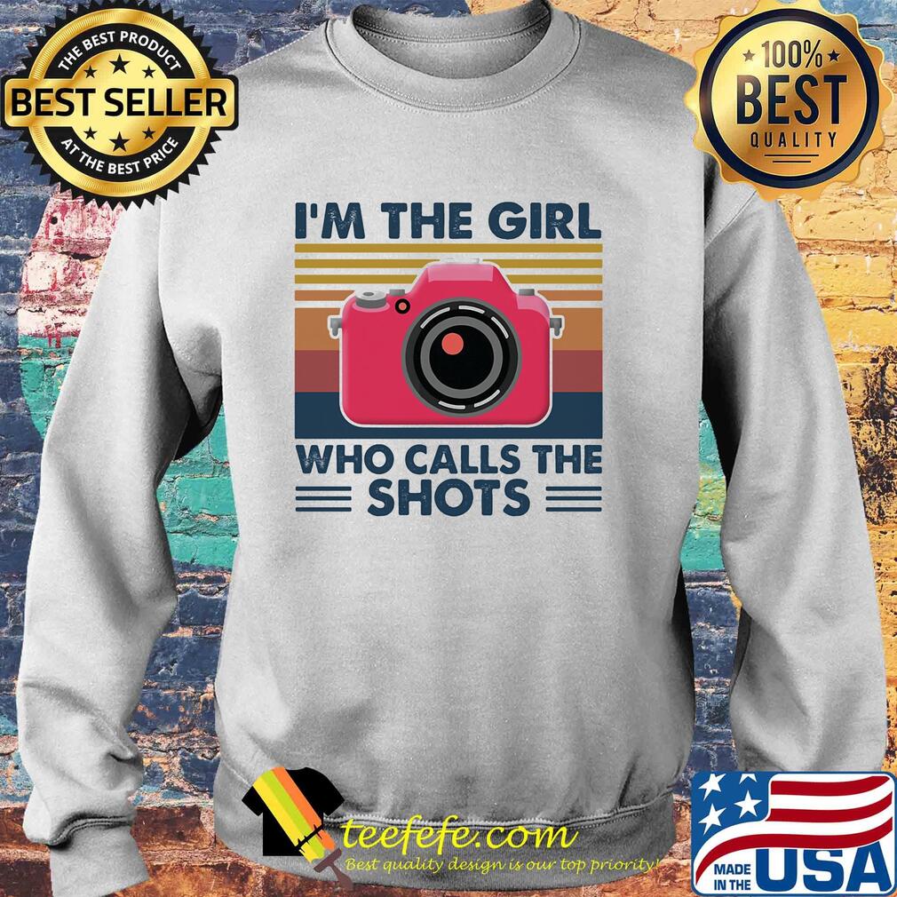 Camera I'm the girl who calls the shots vintage s Sweater Camera I'm the girl who calls the shots vintage s Sweater