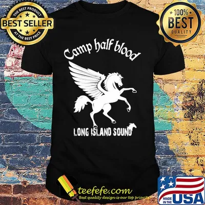 Camp half blood long island sound horse shirt