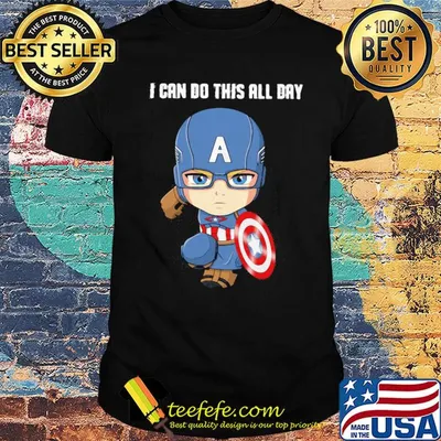 Captain Marvel I can do this all day shirt