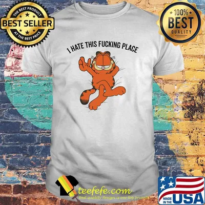 Cat I hate this fucking place shirt