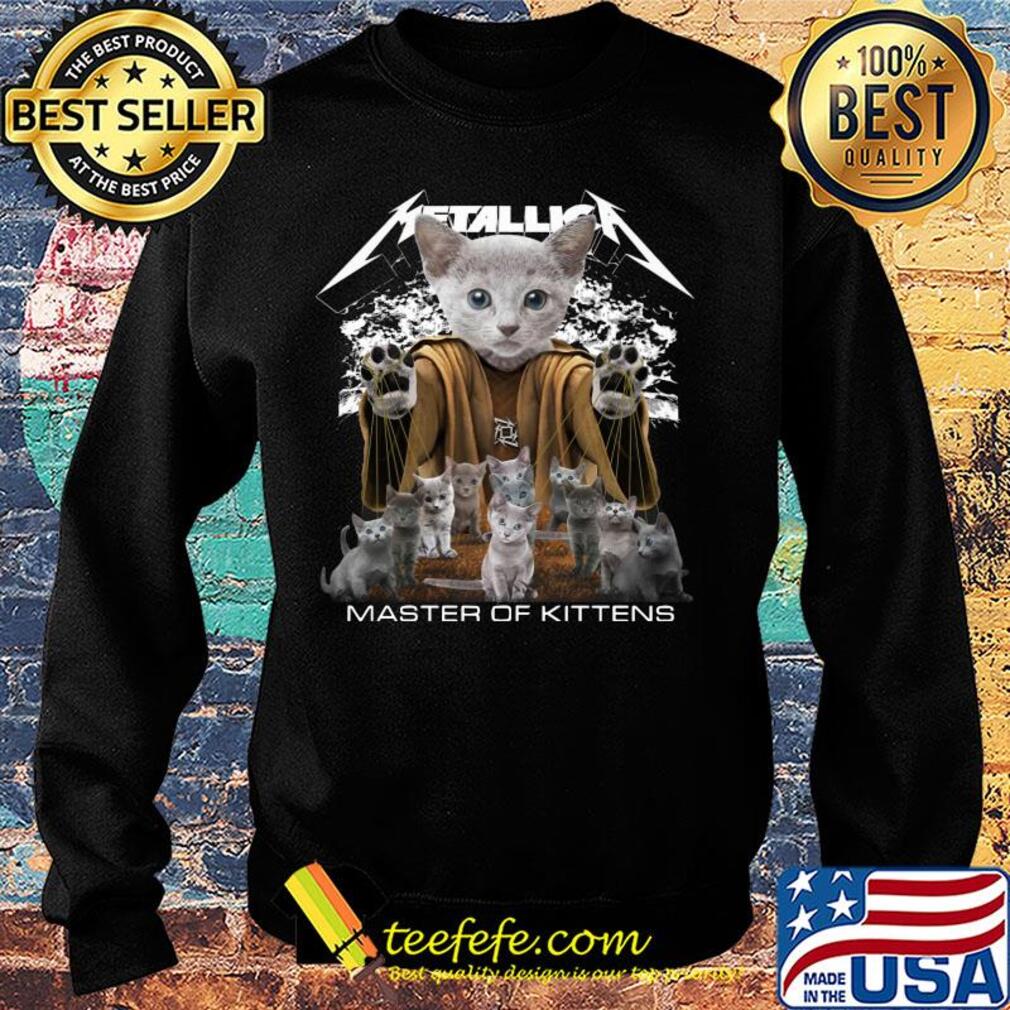 Cat russian blue metallica master of kittens s Sweater Cat russian blue metallica master of kittens s Sweater