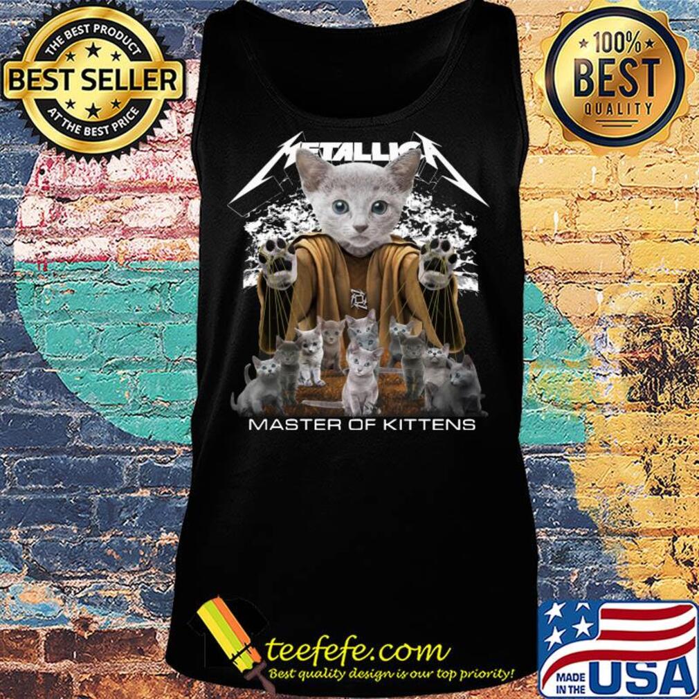 Cat russian blue metallica master of kittens s Tank top Cat russian blue metallica master of kittens s Tank top