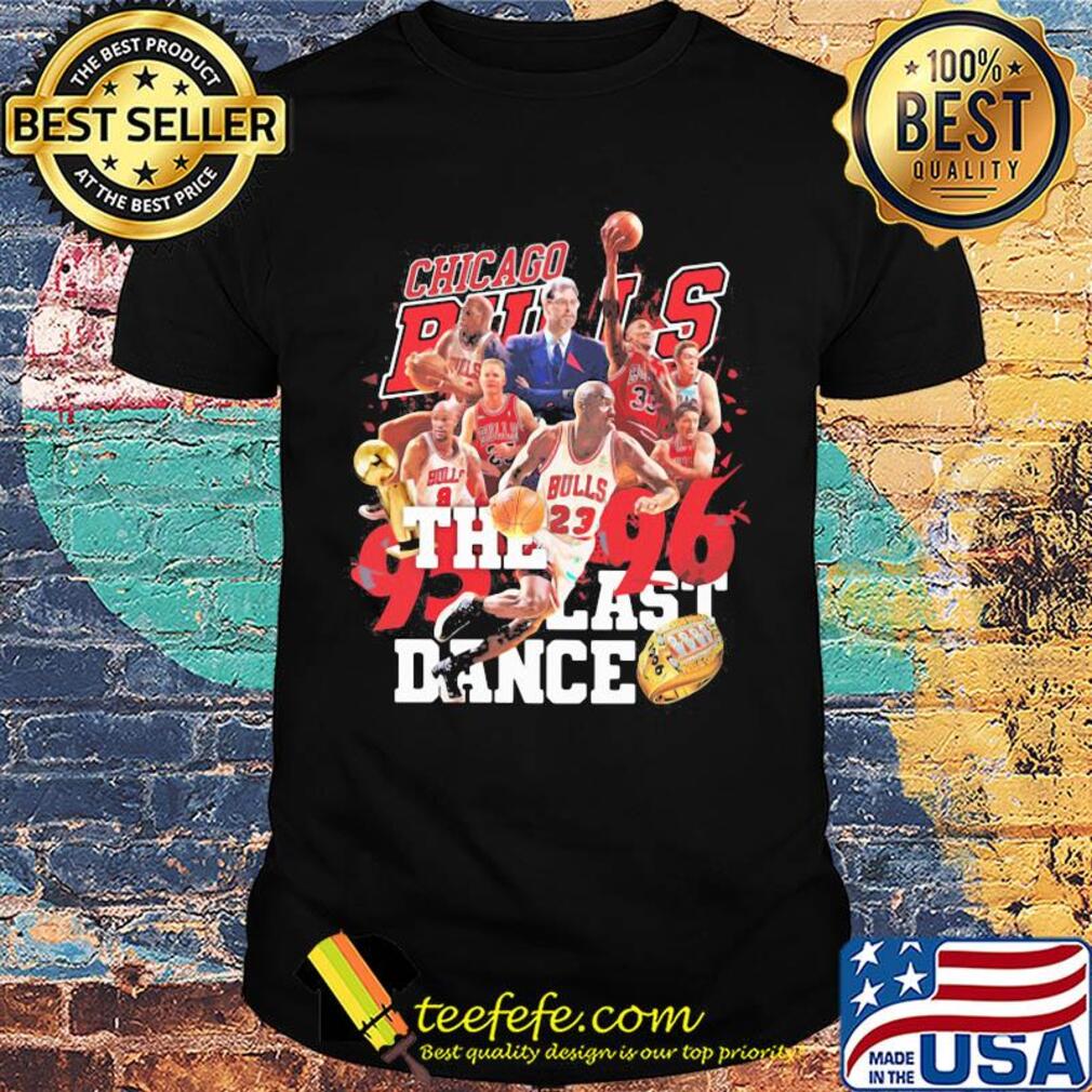 Chicago Bulls the 96 last dance shirt