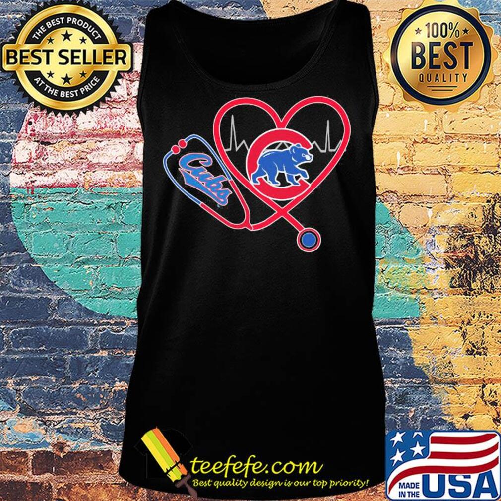 Chicago cubs baseball stethoscope heart s Tank top Chicago cubs baseball stethoscope heart s Tank top