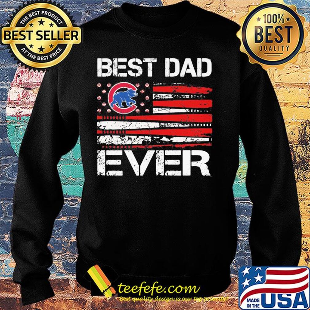 Chicago cubs best dad ever american flag happy father's day s Sweater Chicago cubs best dad ever american flag happy father's day s Sweater