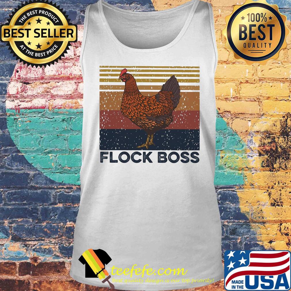 Chicken flock boss vintage s Tank top Chicken flock boss vintage s Tank top