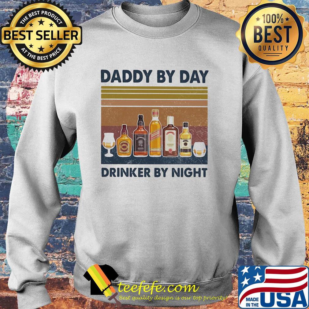 Daddy by day drinker by night wine vintage s Sweater Daddy by day drinker by night wine vintage s Sweater