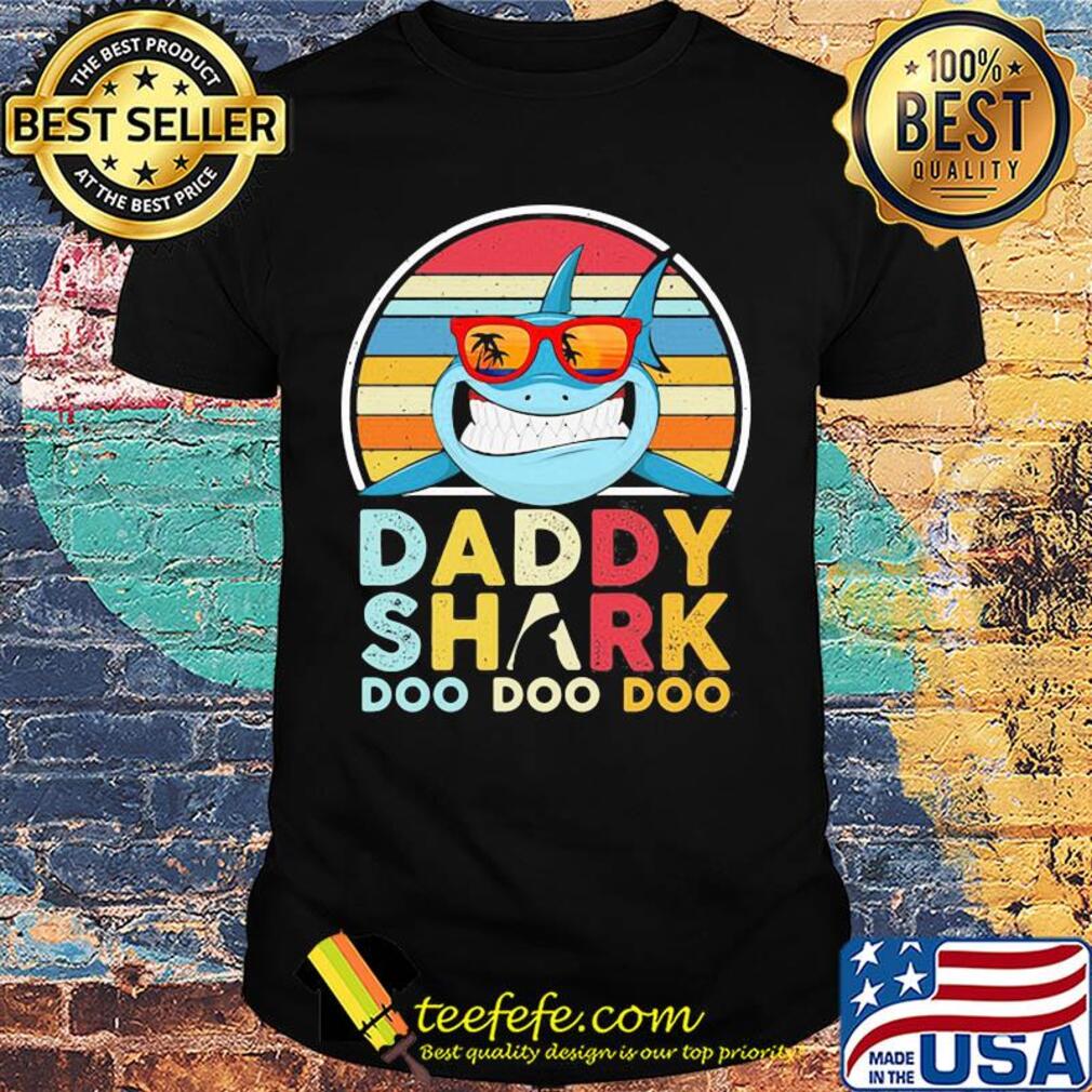 Daddy shark doo doo doo vintage shirt