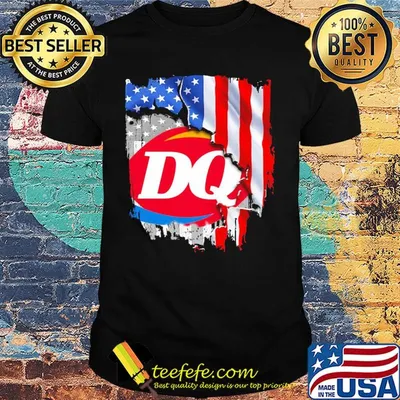 Dairy queen american flag happy independence day shirt