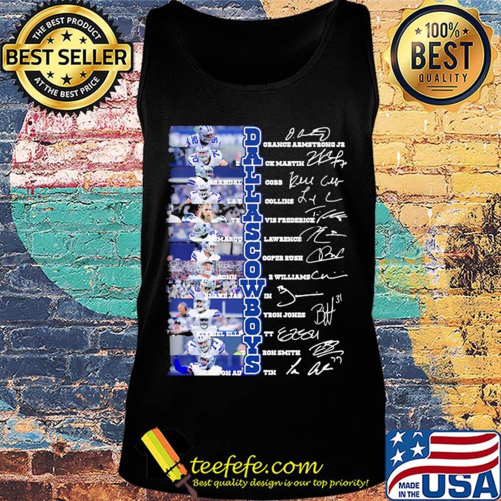 Dallas cowboys football team player signatures s Tank top Dallas cowboys football team player signatures s Tank top