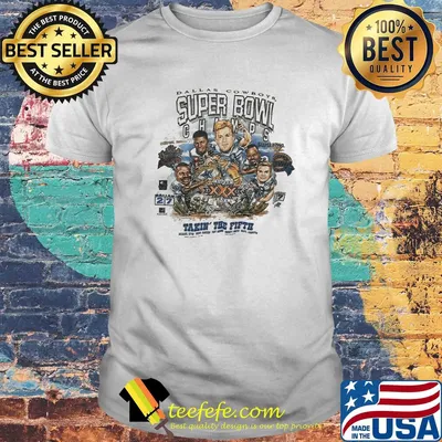 Dallas cowboys football team super bowl champions taking the fifth shirt